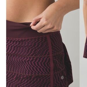 Lululemon Pace Rival Skirt II (Regular) Size 6